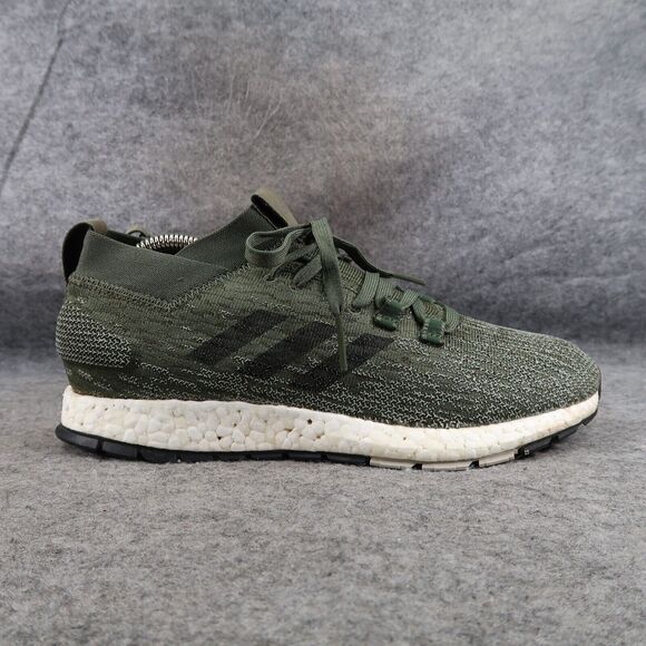Adidas Shoes Mens 7.5 Athletic Sneakers PureBoost RBL Base Green Running Active - Picture 13 of 13